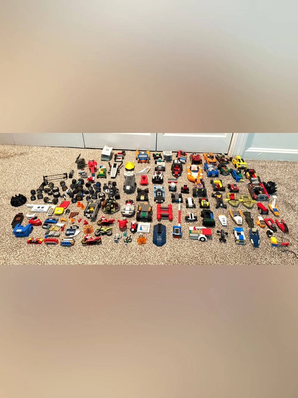 Huge 5lb bulk lot of LEGO vehicles and specialty parts!